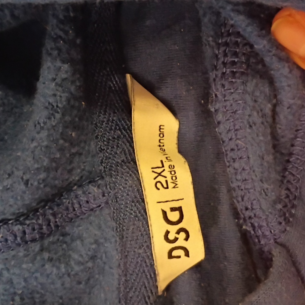 DSG Blue Men's Hoodie - Picture 3 of 6